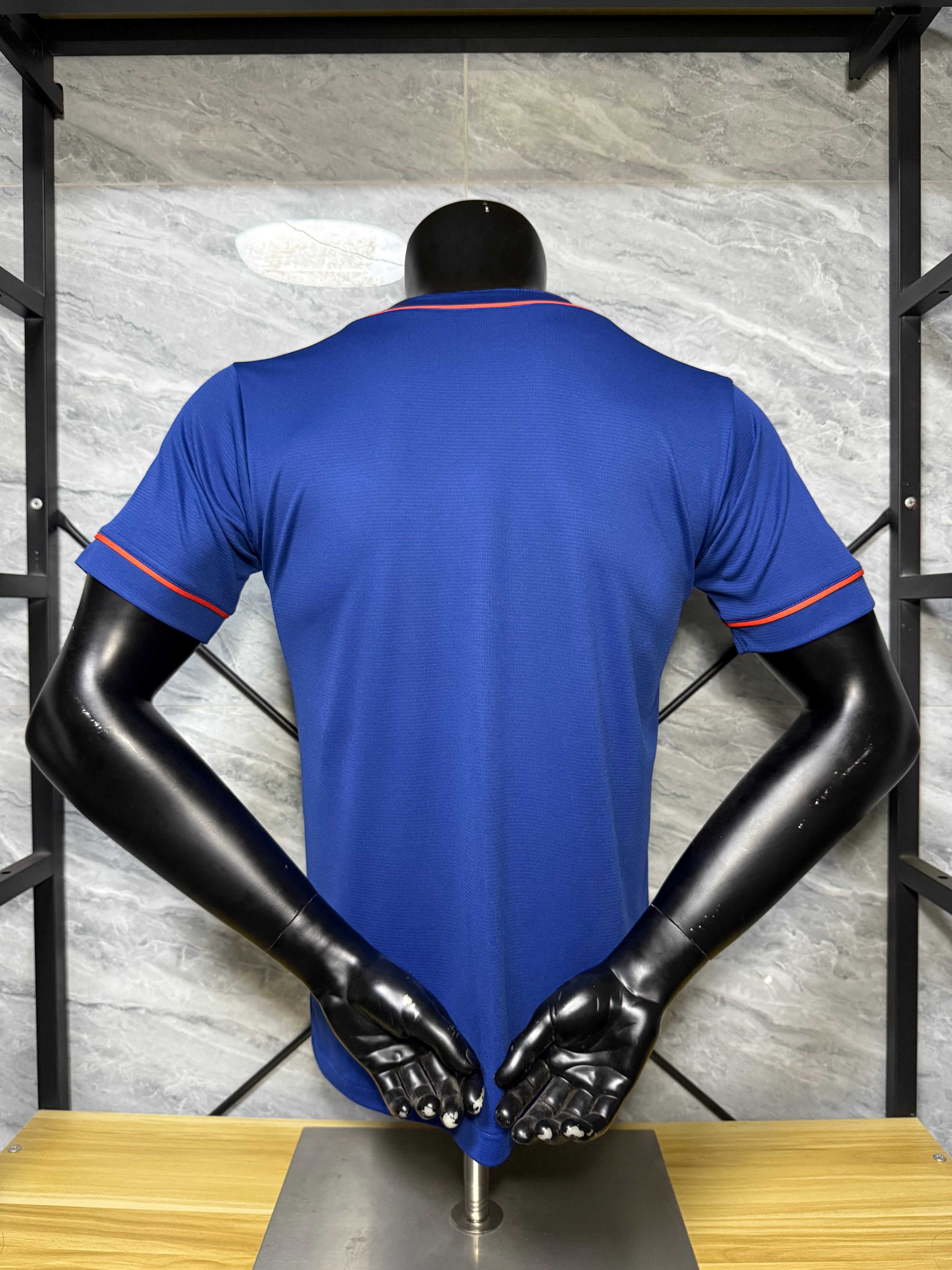 实绣款 巴萨棒球服宝蓝玩家版本