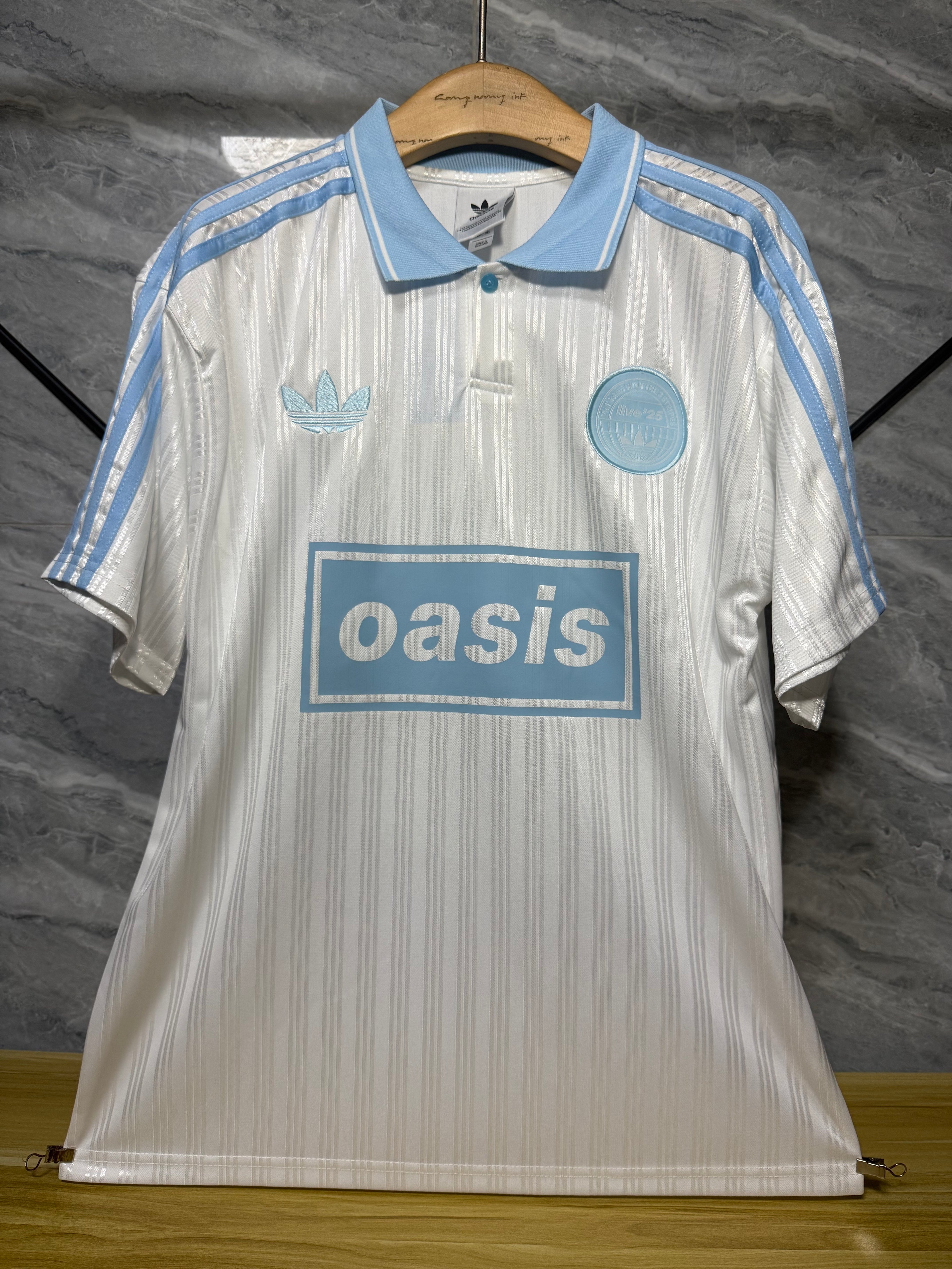 25-26绿洲Oasis乐队25周年纪念联名款白蓝玩家版本