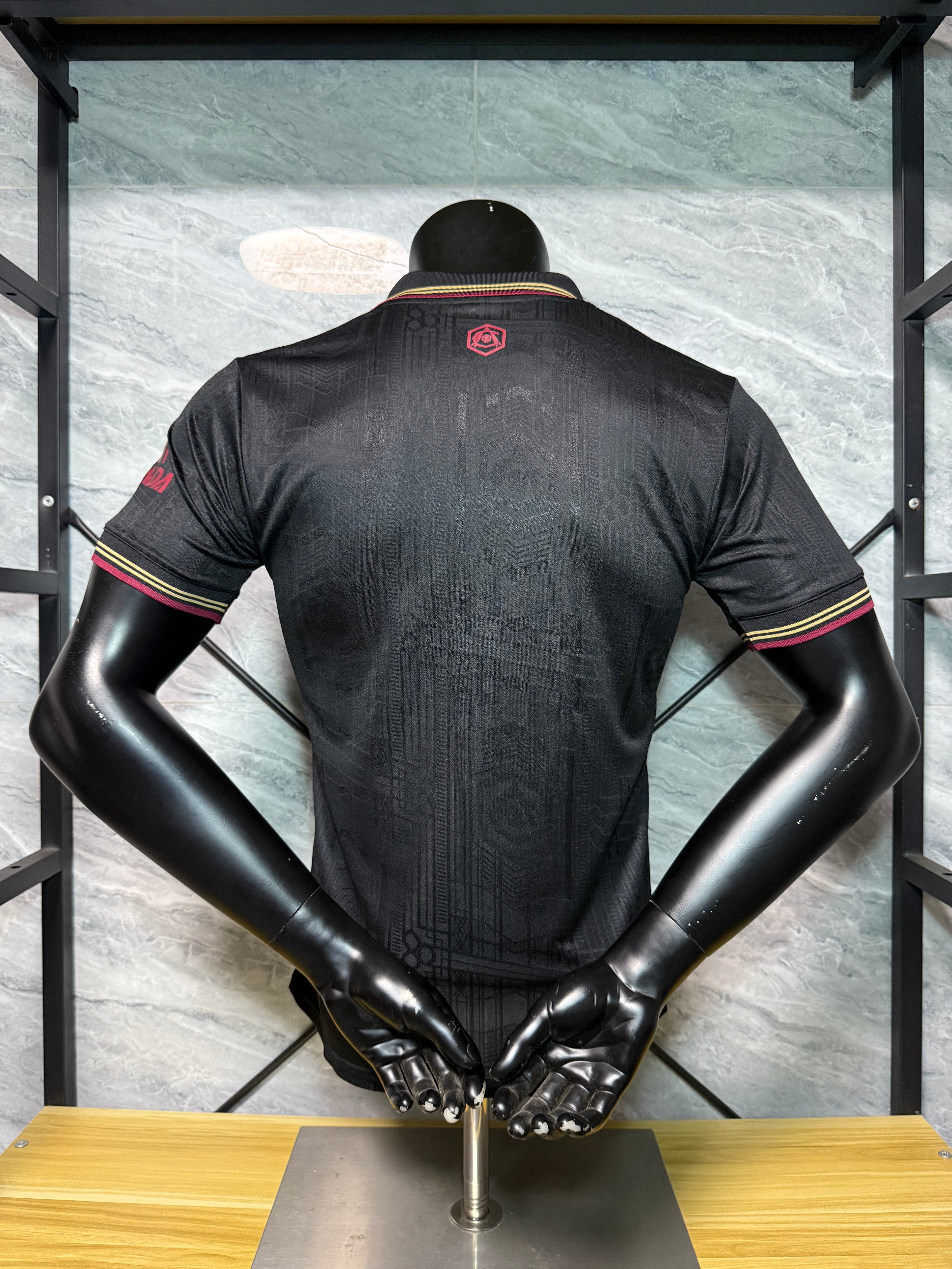 25-26阿森纳二客仿真版经典黑玩家版本