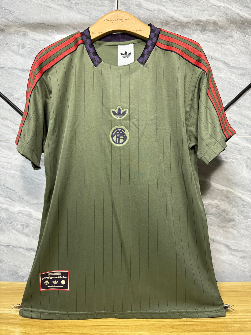 25-26拜仁复古款三叶抺茶绿玩家版本