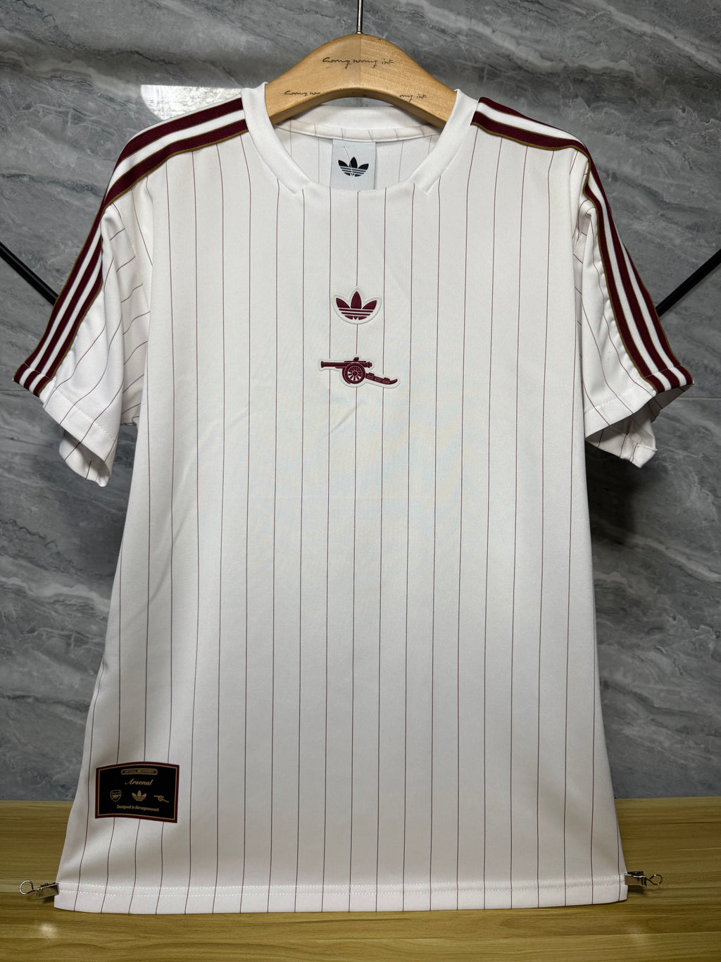 25-26阿森纳复古款三叶白玩家版本