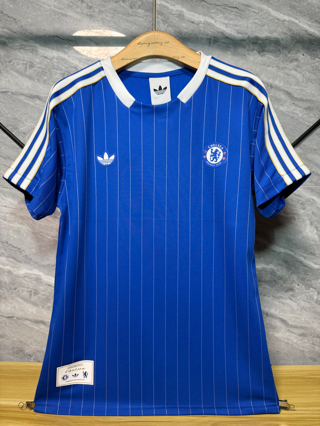 25-26切尔西复古款三叶蓝玩家版本
