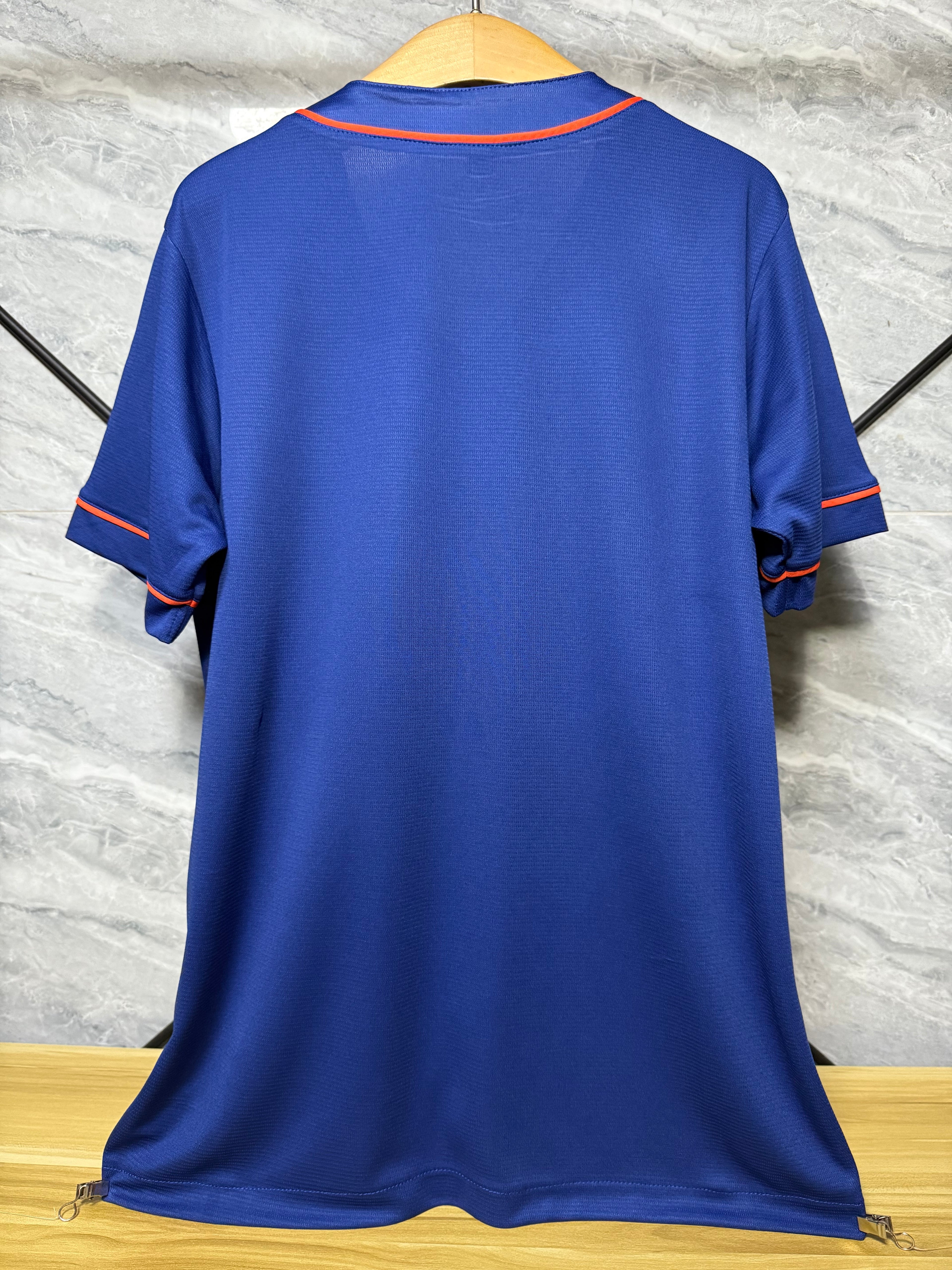 实绣款 巴萨棒球服宝蓝玩家版本