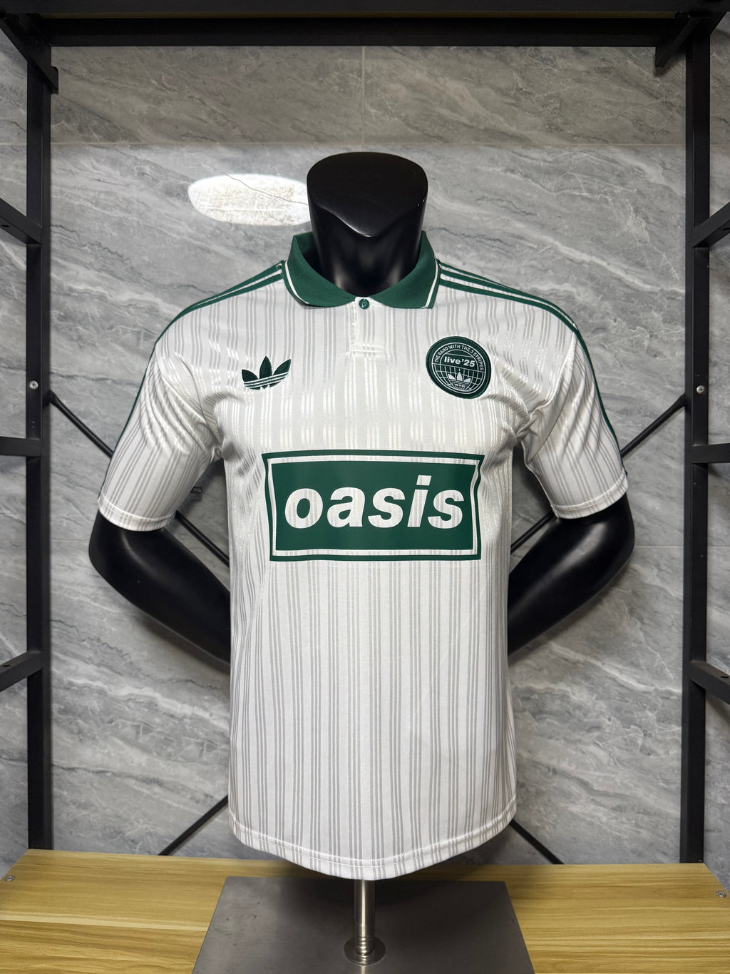 25-26绿洲Oasis乐队25周年纪念联名款白绿玩家版本