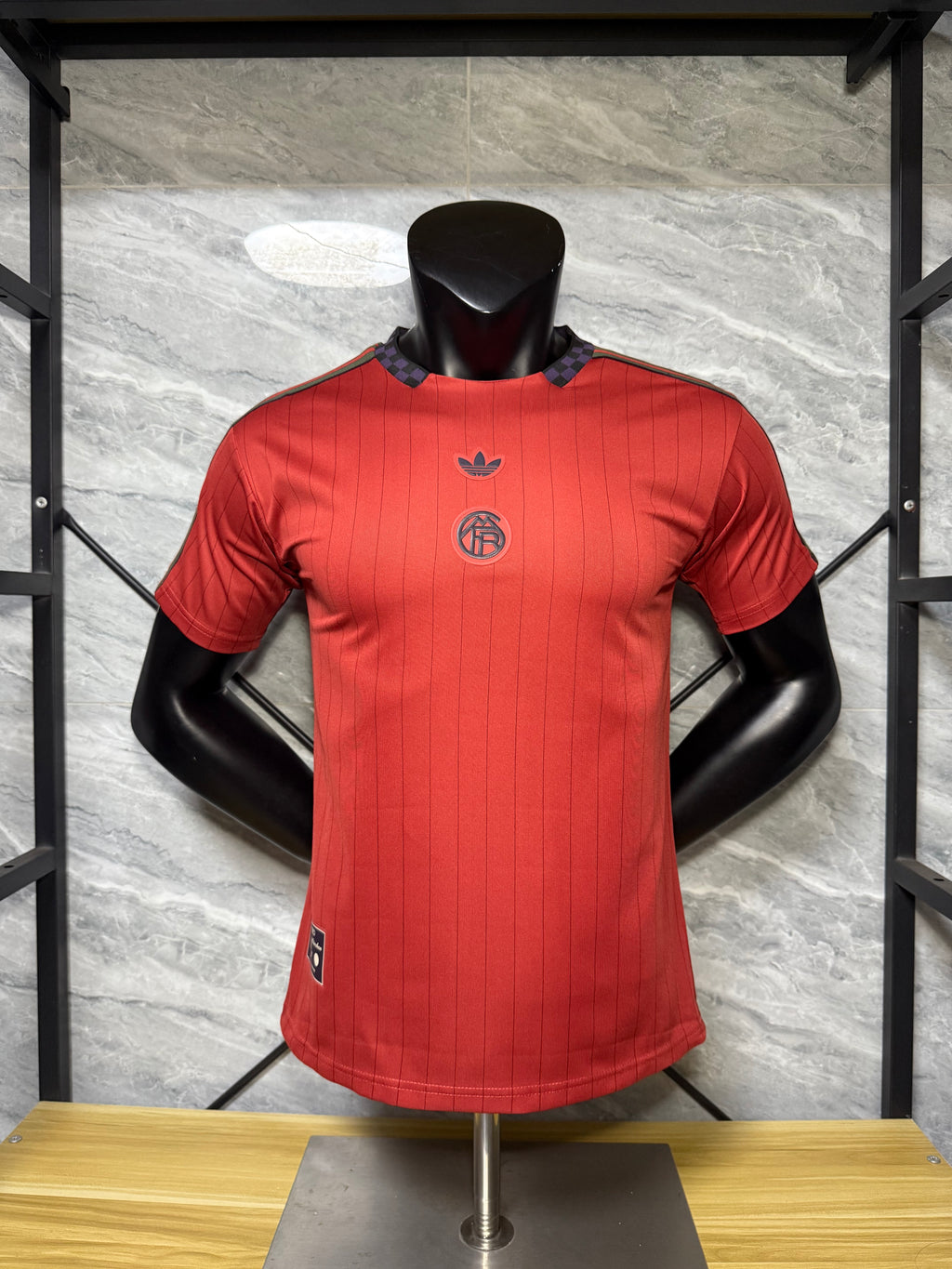 25-26拜仁复古款三叶红玩家版本