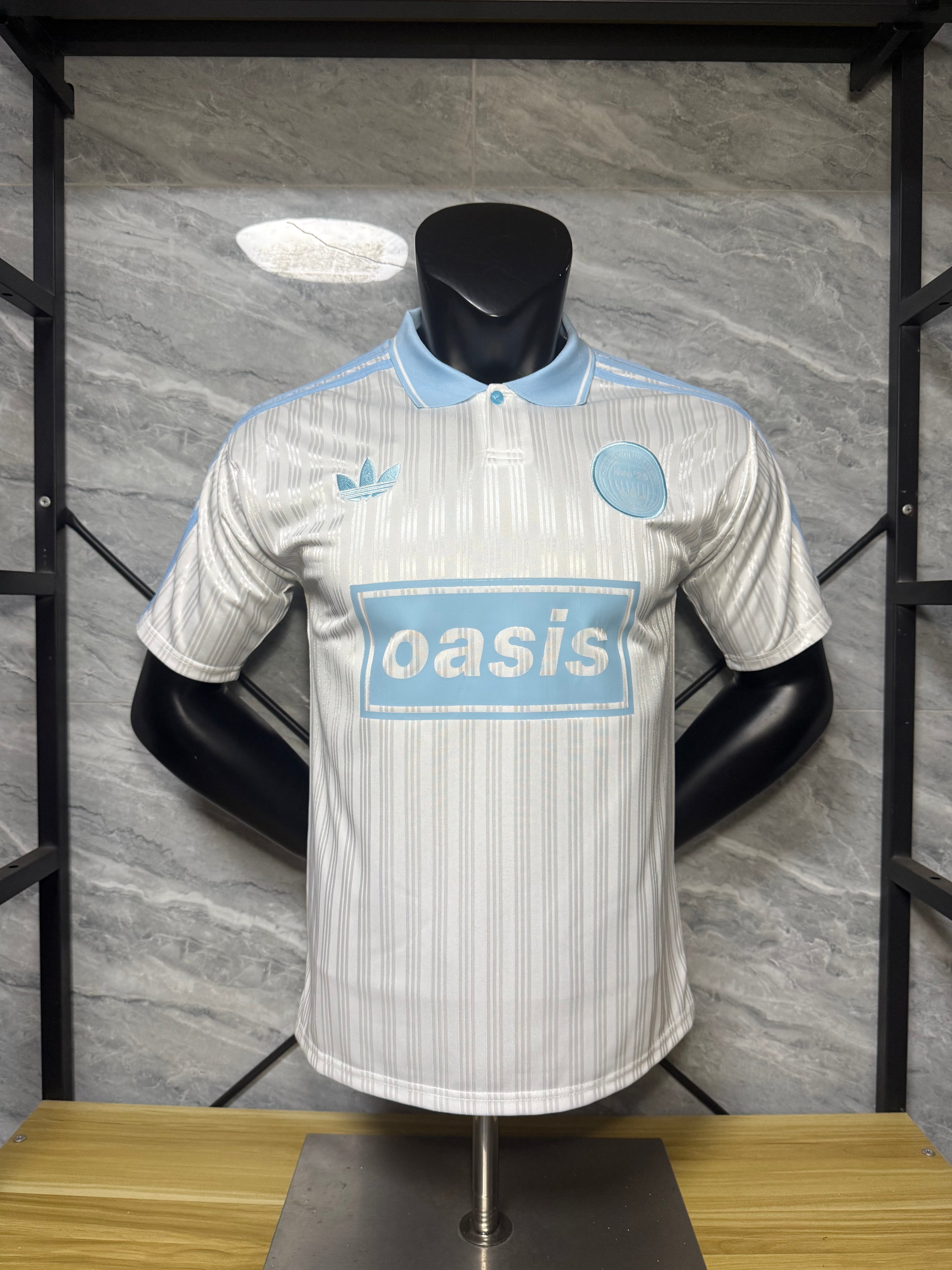 25-26绿洲Oasis乐队25周年纪念联名款白蓝玩家版本