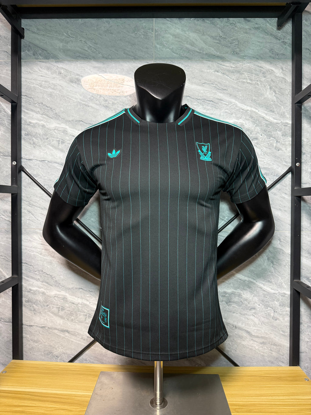 25-26利物浦复古款三叶上青色玩家版本