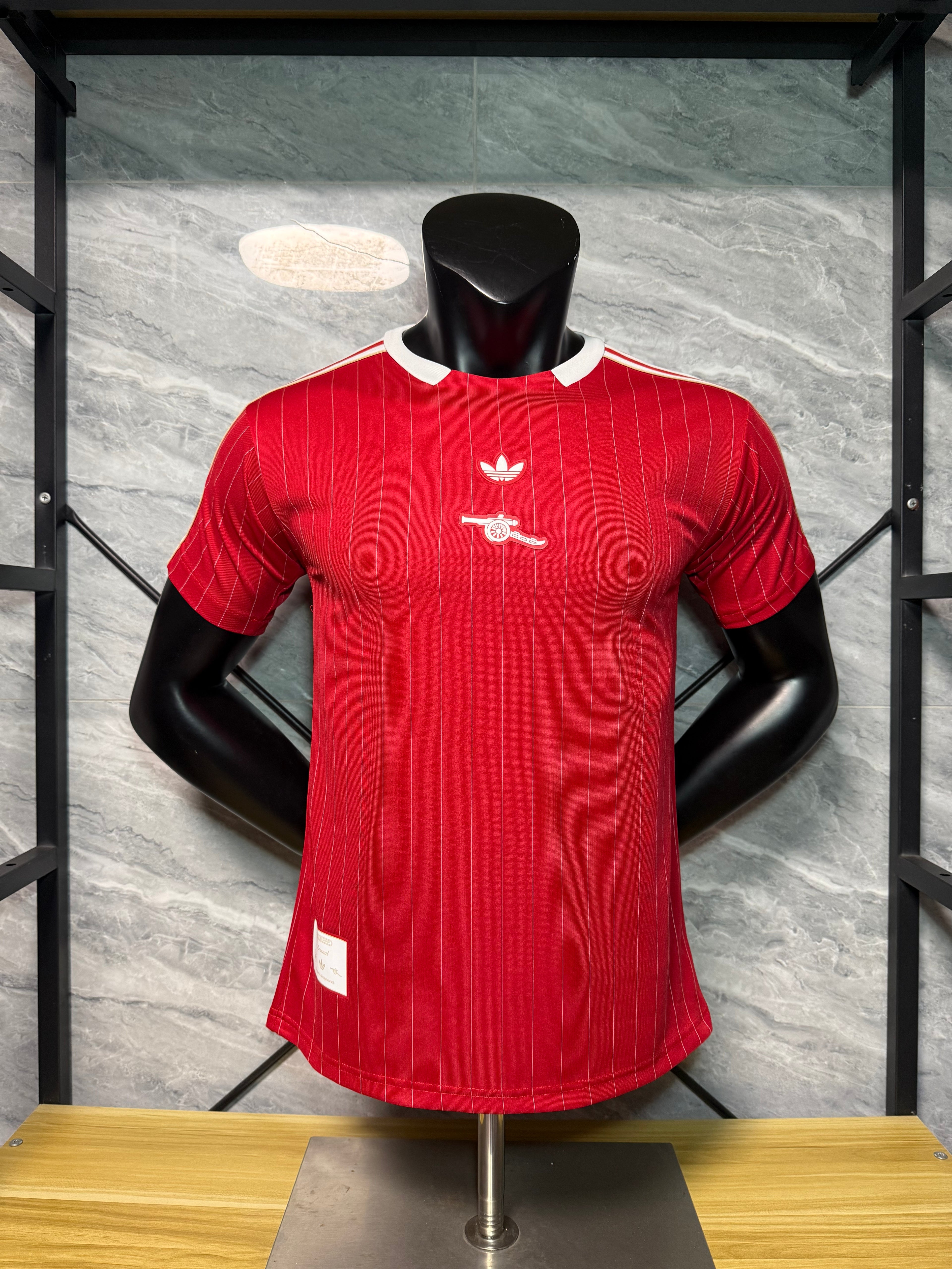 25-26阿森纳复古款三叶大红