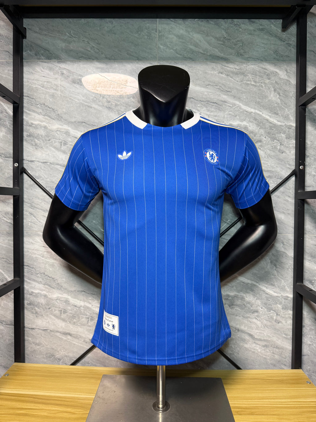 25-26切尔西复古款三叶蓝玩家版本