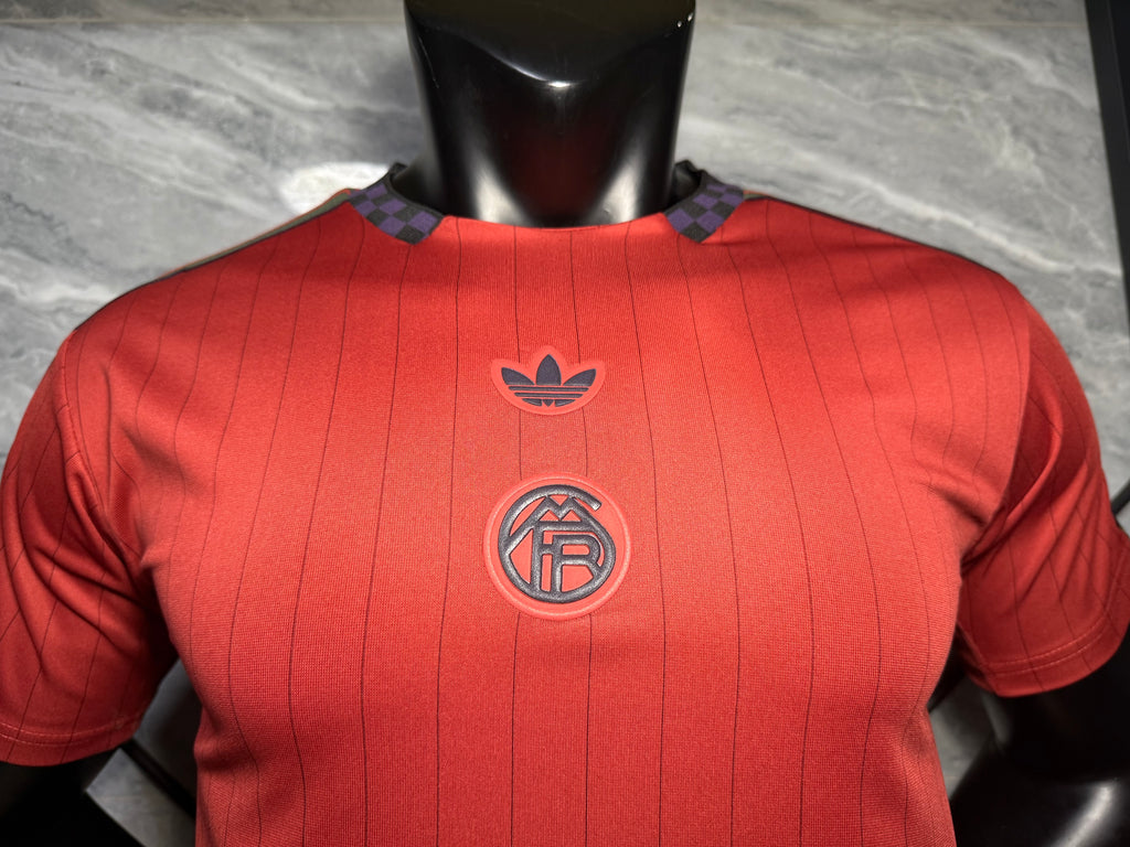 25-26拜仁复古款三叶红玩家版本