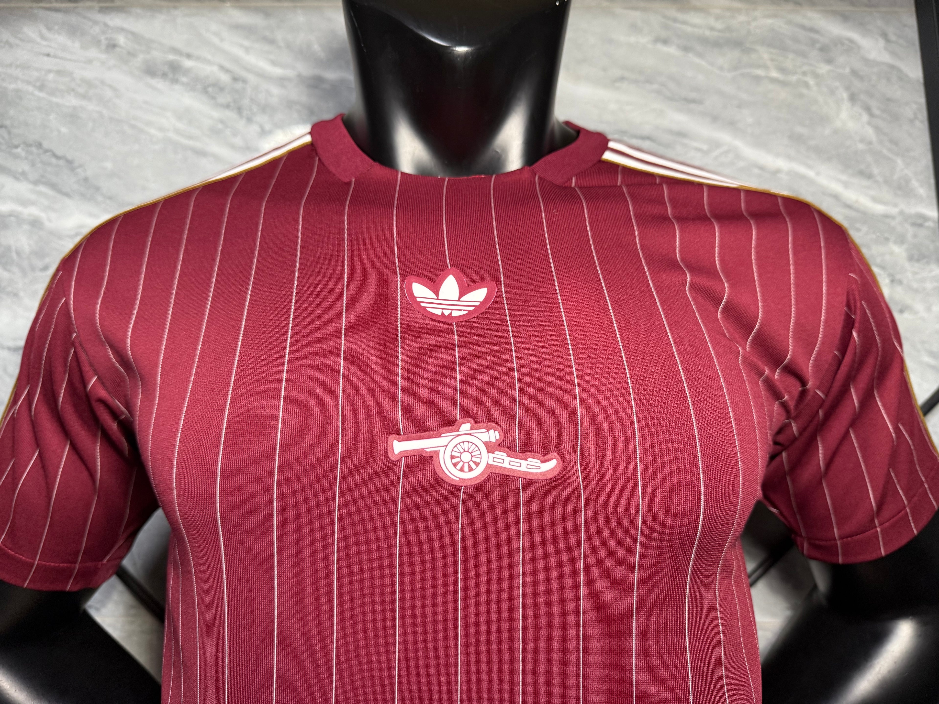 25-26阿森纳复古款三叶枣红玩家版本