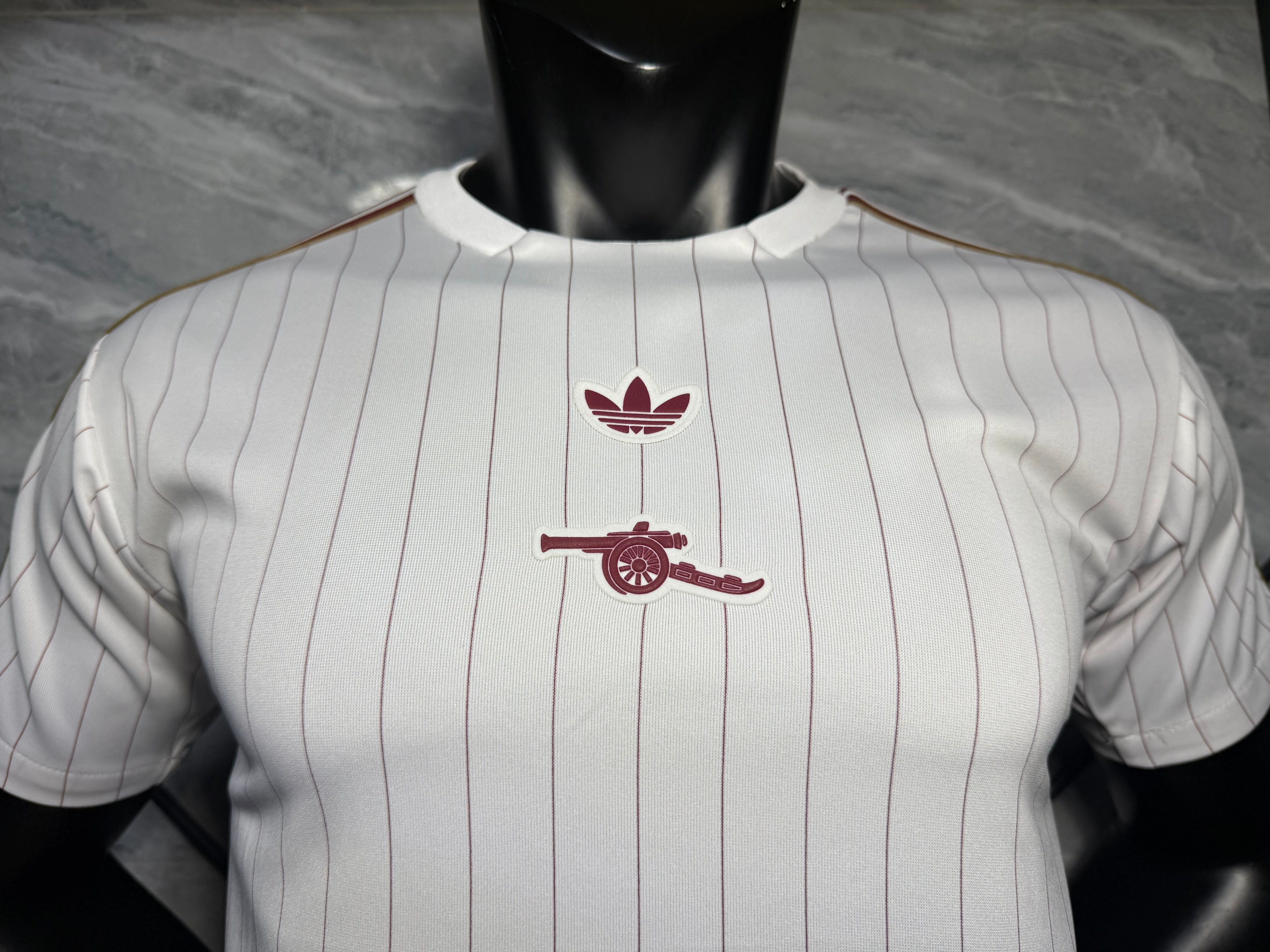 25-26阿森纳复古款三叶白玩家版本