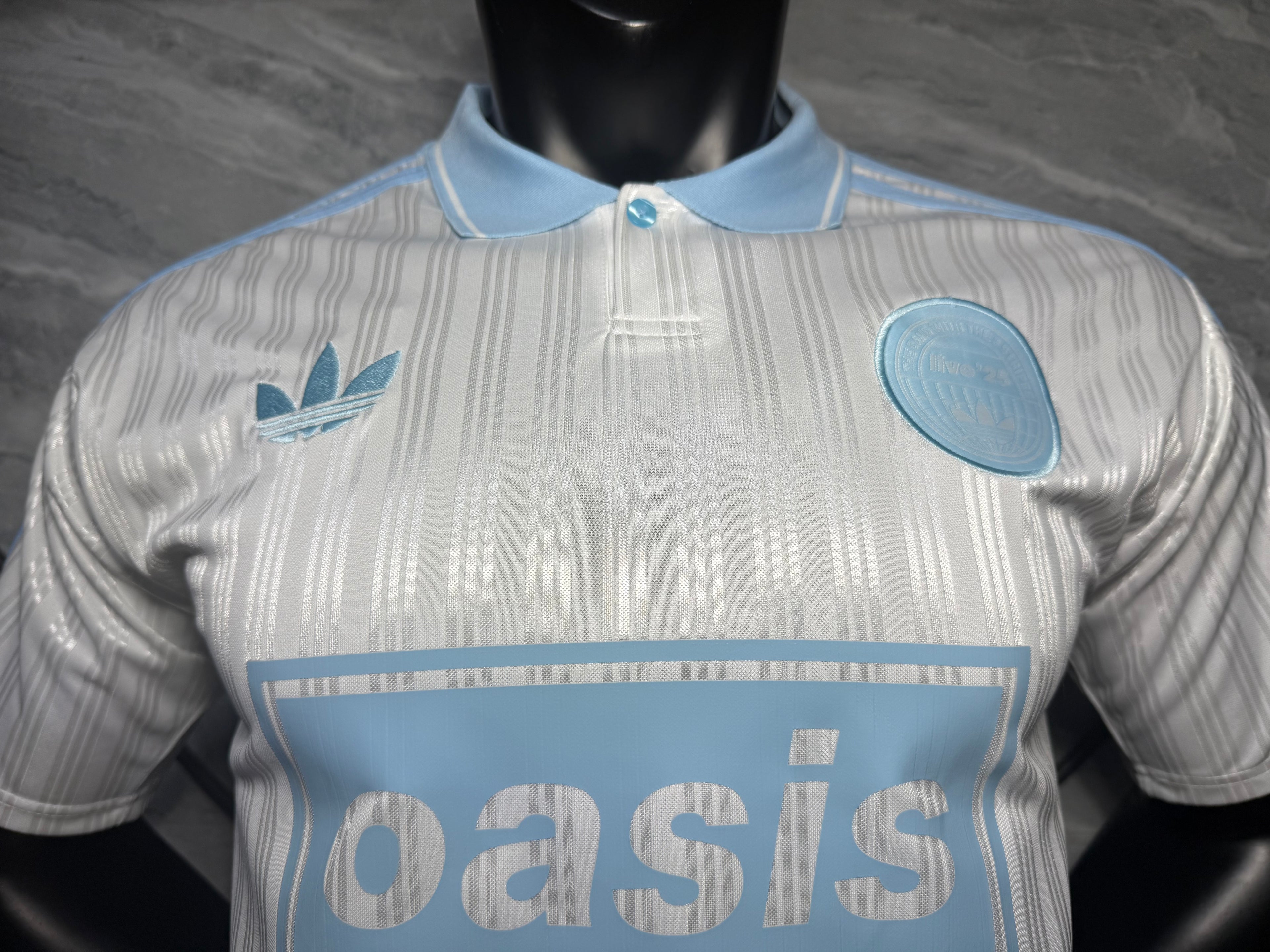 25-26绿洲Oasis乐队25周年纪念联名款白蓝玩家版本