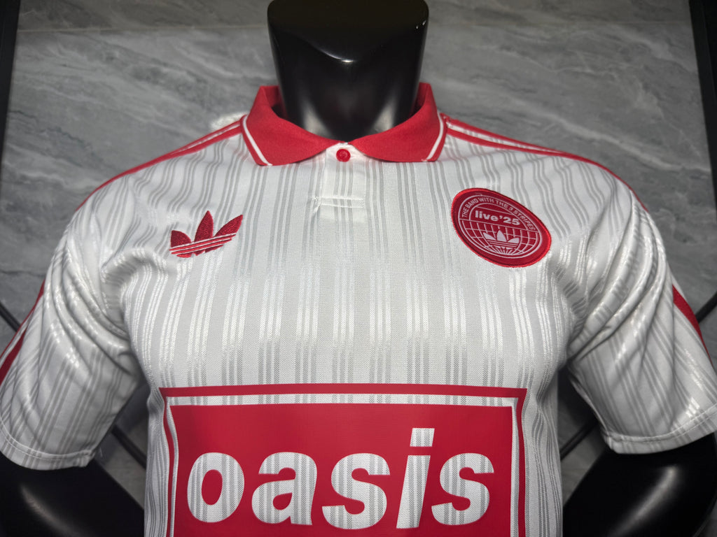 25-26绿洲Oasis乐队25周年纪念联名款白红玩家版本