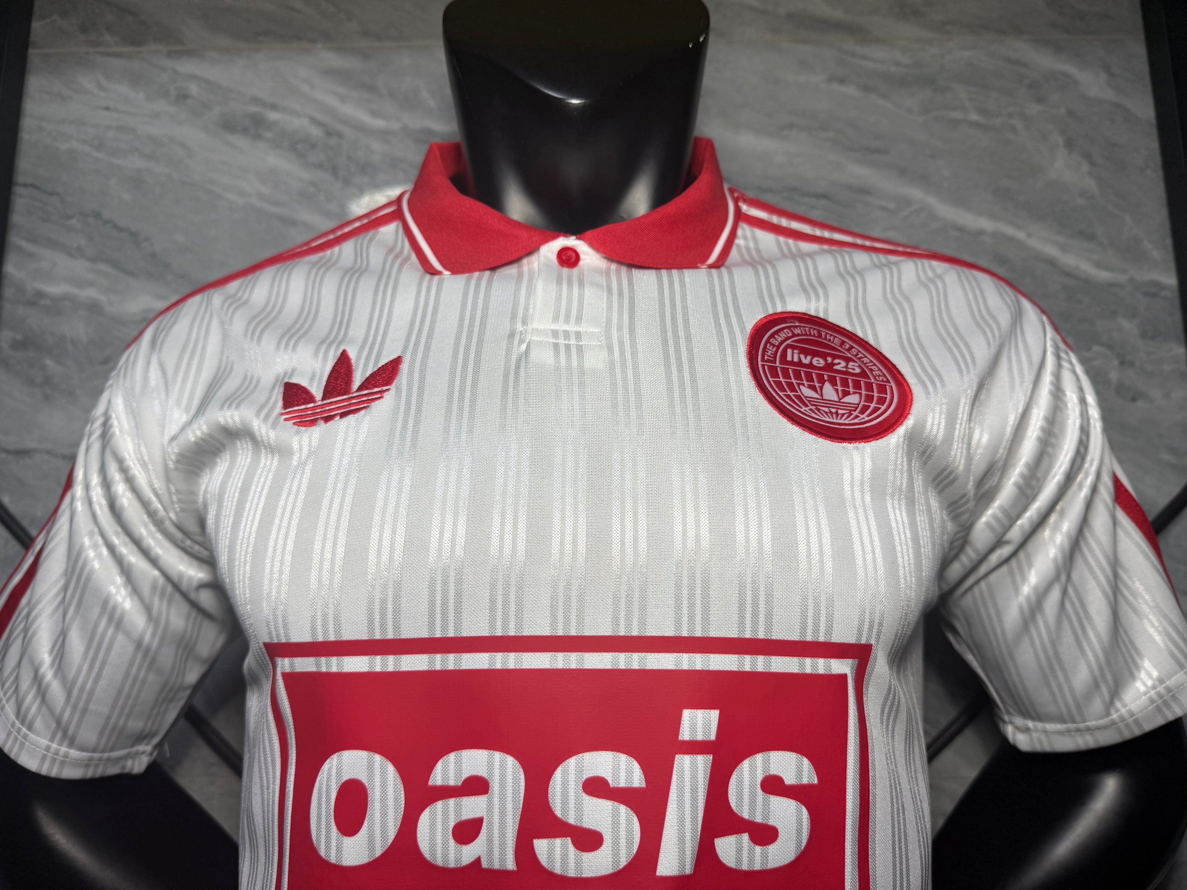 25-26绿洲Oasis乐队25周年纪念联名款白红玩家版本