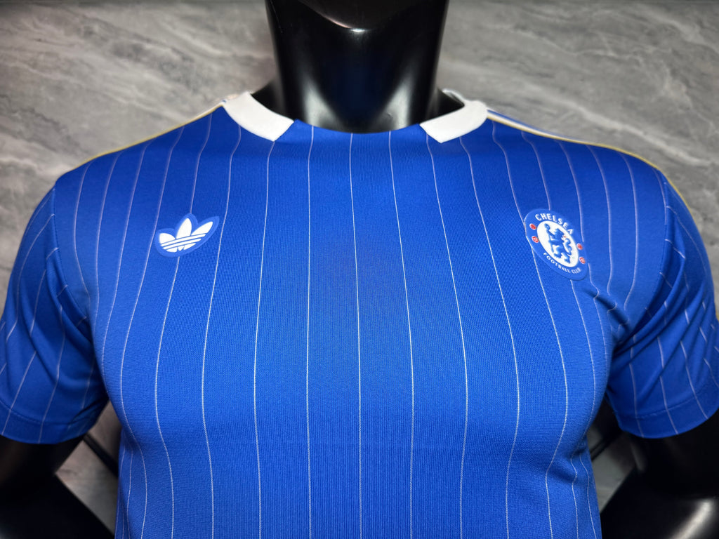 25-26切尔西复古款三叶蓝玩家版本