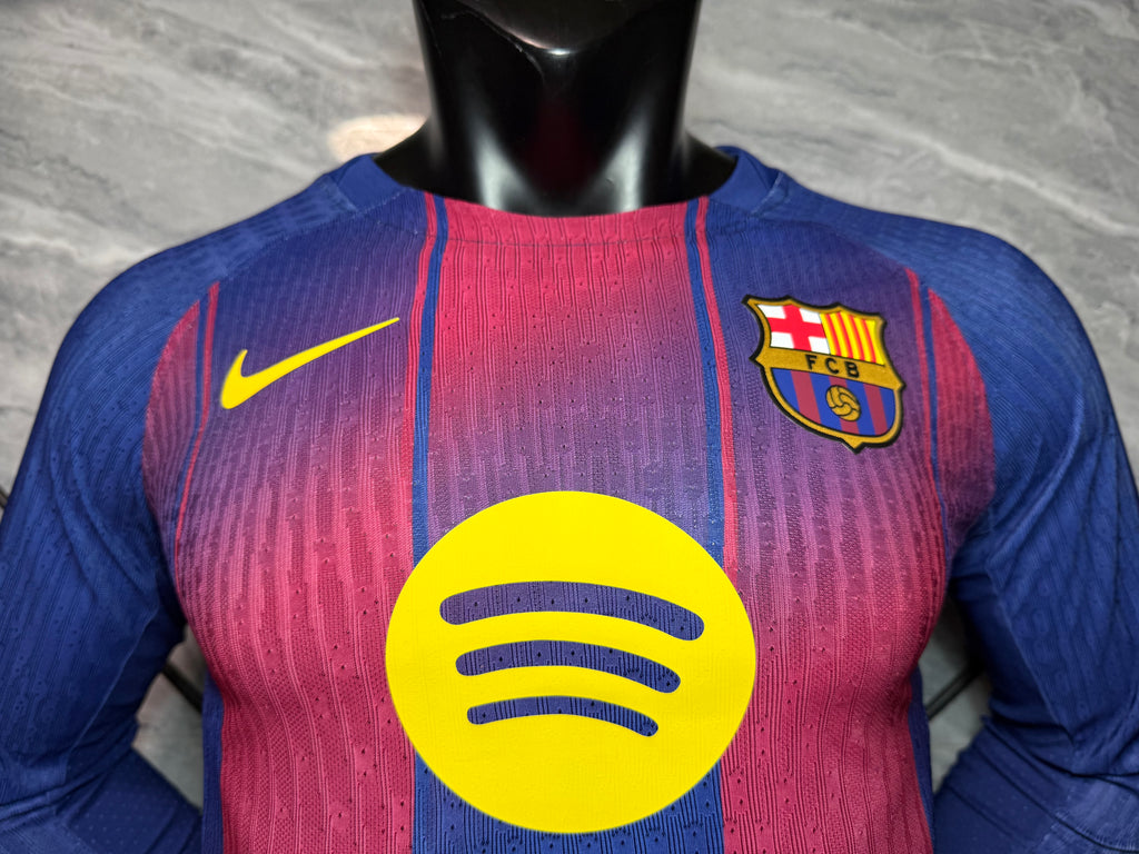 长袖球员 25-26巴萨主场玩家版本