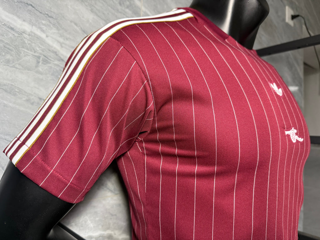 25-26阿森纳复古款三叶枣红玩家版本