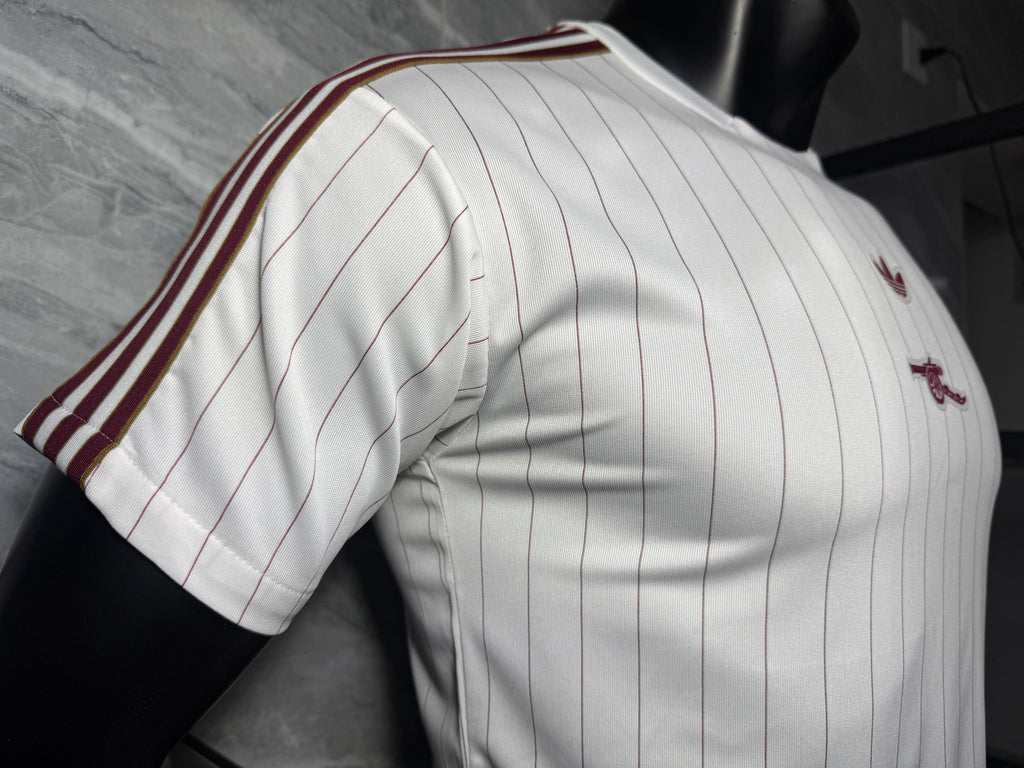 25-26阿森纳复古款三叶白玩家版本