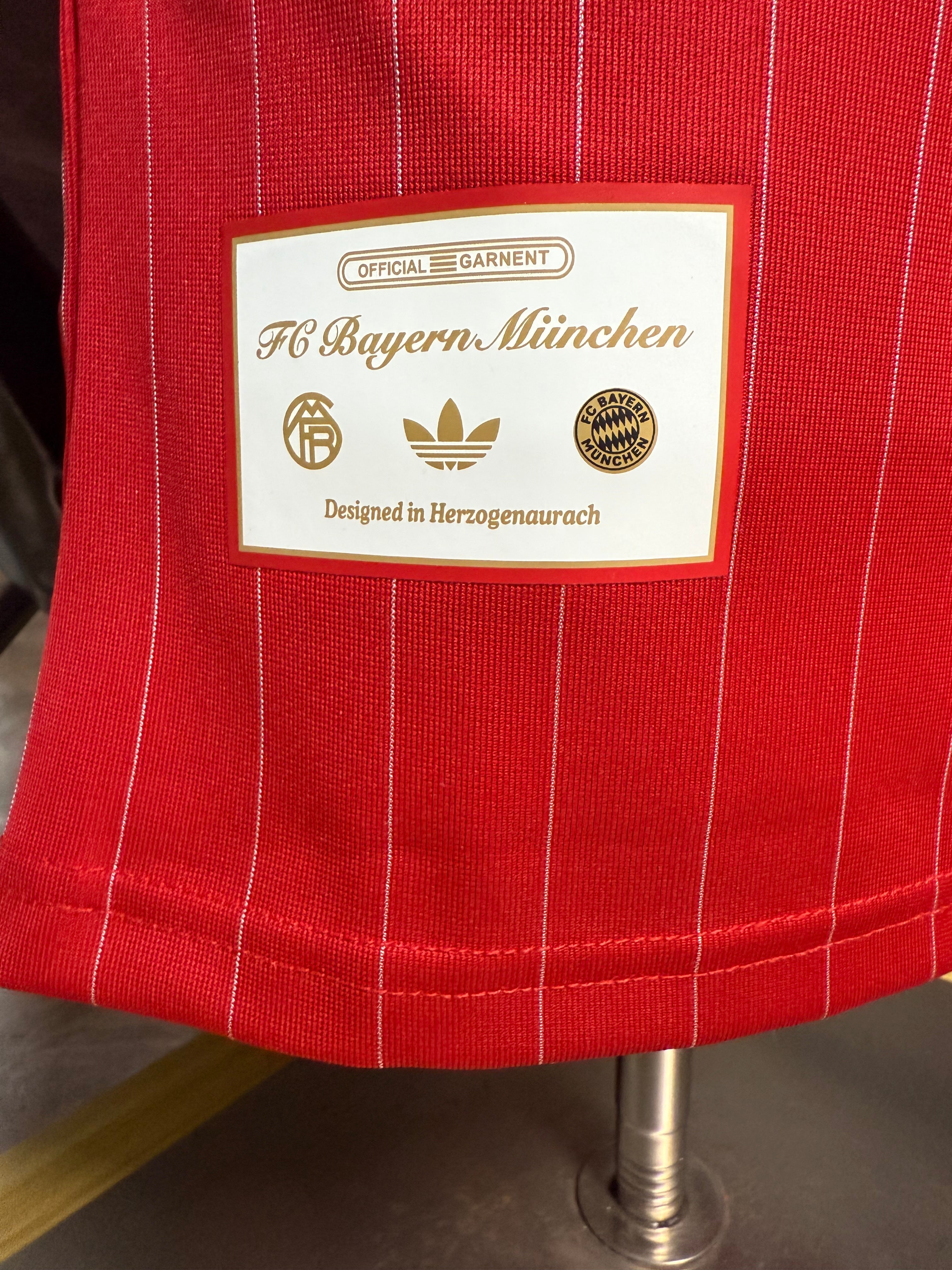 25-26拜仁复古款三叶大红玩家版本