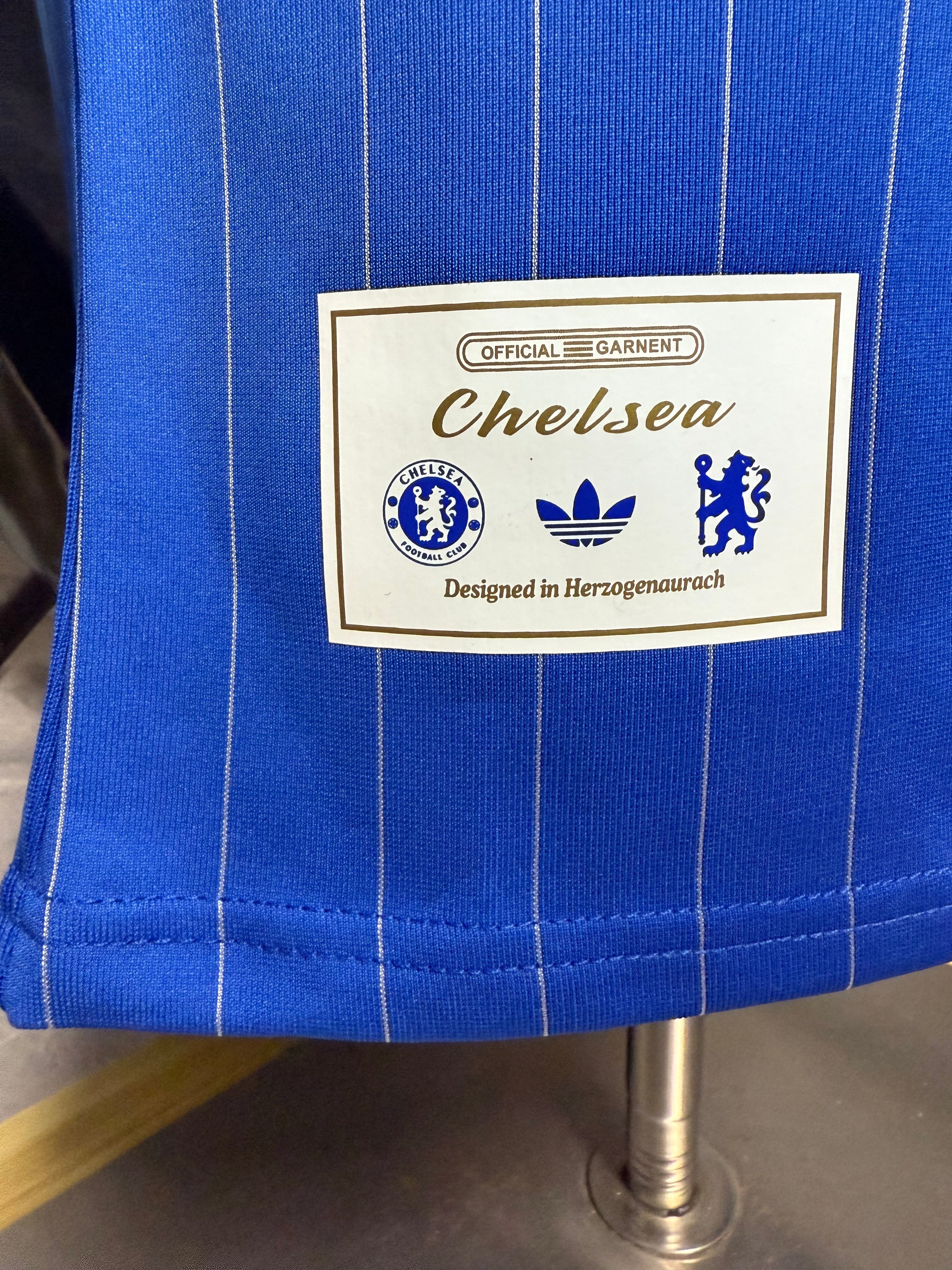 25-26切尔西复古款三叶蓝玩家版本