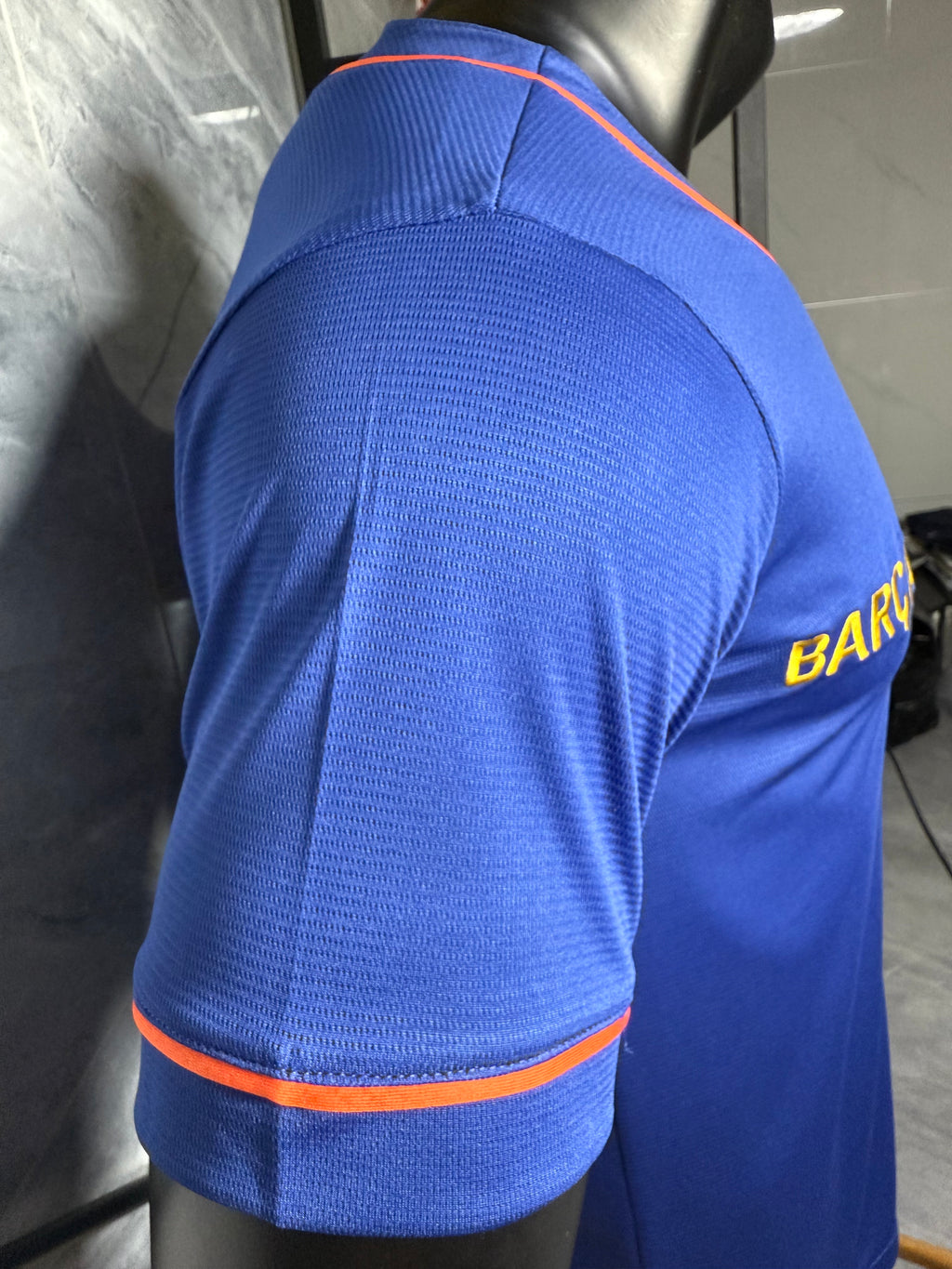 实绣款 巴萨棒球服宝蓝玩家版本