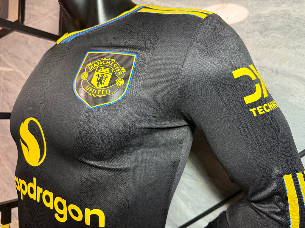 长袖球员 25-26曼联二客玩家版本